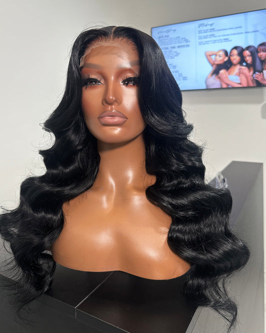 Glueless Jet Black Frontal